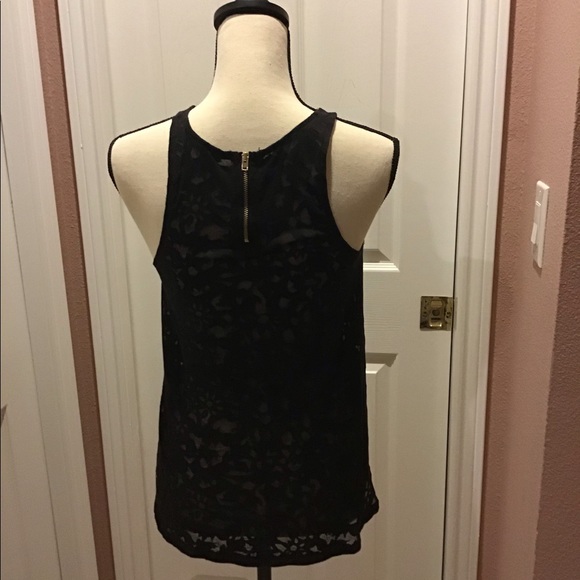 H&M Black Lacy Tank Top - Picture 3 of 5